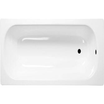 Emaillierte-Badewanne 105x70cm, Weiß