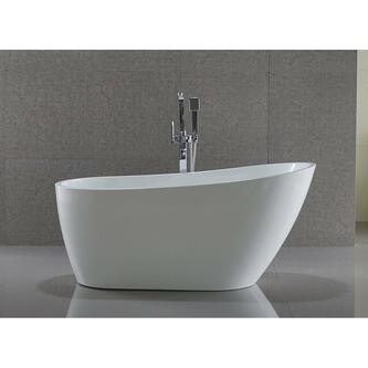 TISA Freistehende Badewanne 150x75cm, weiß