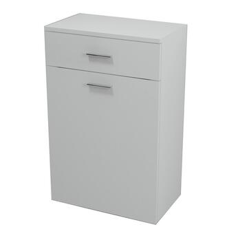 ZOJA/KERAMIA FRESH Unterschrank mit Wäschekorb 50x78x29cm, weiß