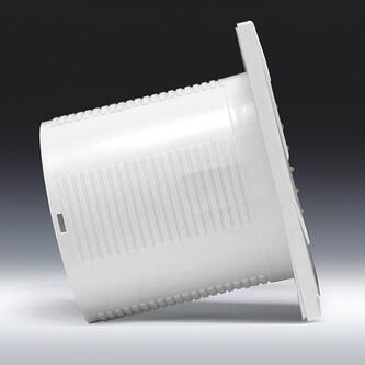 B-12 PLUS T Badlüfter mit Zeitschaltuhr, 20W, Rohrleitung 120mm, weiß