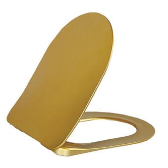 PAULA WC-Sitz, SLIM,  Soft Close, gold