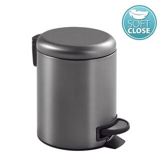 POTTY Abfalleimer 3l, Soft Close, gun metal