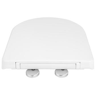 FICHER WC-Sitz, Soft Close, Easy Take, Weiß