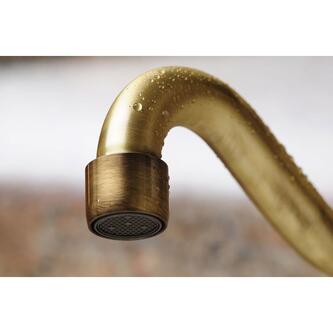 ANTEA Küchenarmatur mit Retro-Einlauf, 240mm, bronze