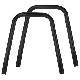 HANDICAP Stützgriffe für Badstuhl, Schwarz