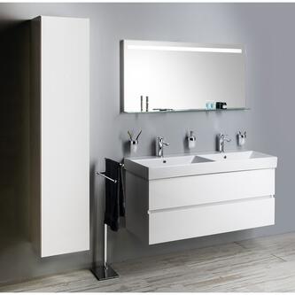 Badmöbelset ODETTA 120, weiß glänzend