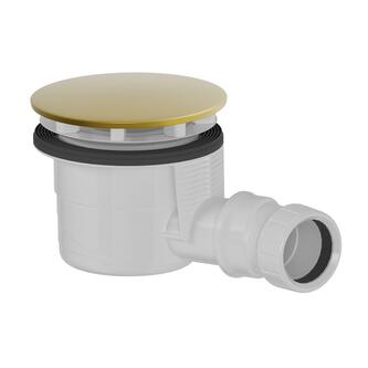 Duschwannensiphon, Durch. 90mm, DN40, gold matt Abdeckung