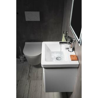 ELLA Unterschrank 37,5x43x34cm, 1x Tür, links, weiß