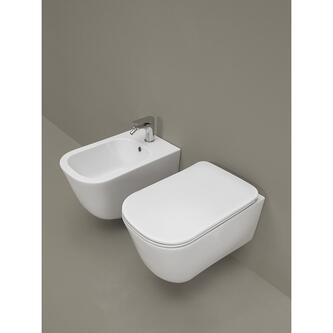 TRIBECA Hänge-Bidet 35x54cm, weiß