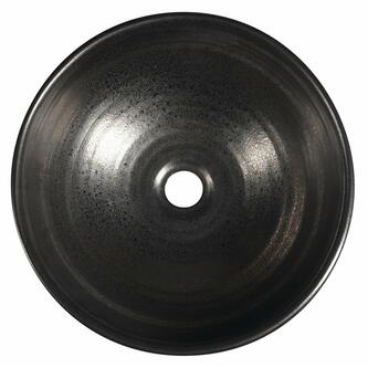 ATTILA Keramik-Waschbecken Durchmesser 43cm, metallisches Kupfer