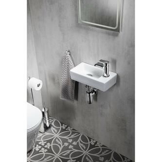 ZOE Keramik-Waschtisch 37x18 cm, Armaturloch rechts