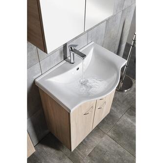 ZARA 65 Keramik-Waschbecken 64,5x46cm, Weiß