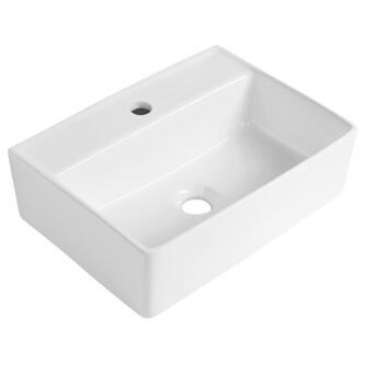 ZIPSER Keramik Waschtisch 43x32cm, Weiß