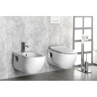 BRILLA Hänge-WC,spülrandlos, 36,5x53cm, weiss