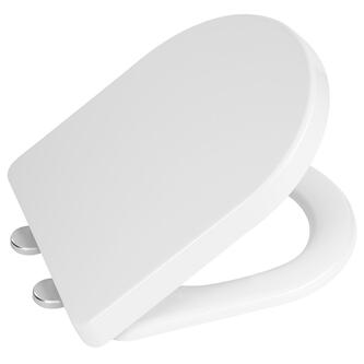 FICHER WC-Sitz, Soft Close, Easy Take, Weiß