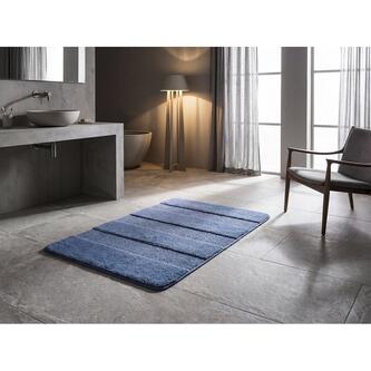 SERENITY Badvorlage 60x90cm Anti-Rutsch, Polyester, blau