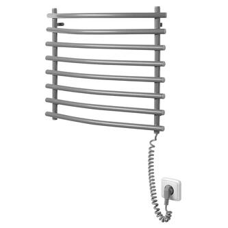 Handtuchtrockner elektrisch, 570x465mm, 72W, graues alu-metallic (RAL9007)