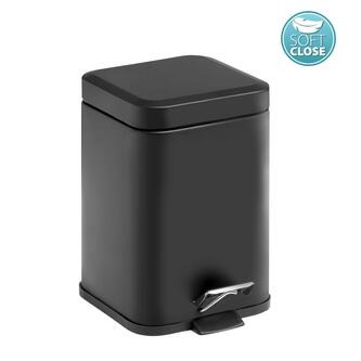 ARGENTA Abfalleimer 3l, Soft Close, schwarz matt