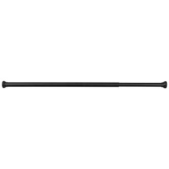 Teleskop-Duschvorhangstange 118-215cm, schwarz