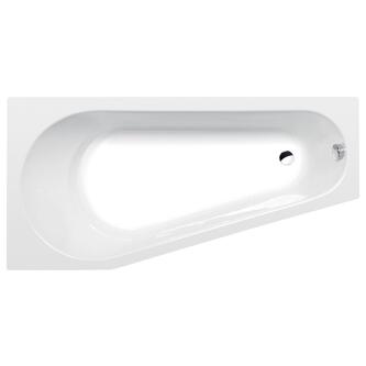 Raumspar Badewanne PROJEKTA 160x80x44cm, links, weiß