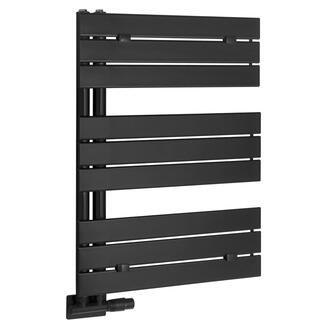 MYTHOS Badheizkörper 500x830mm, Schwarz matt