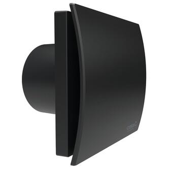 SILENTIS UCT 10 Axial Badlüfter mit Zeitschaltuhr, 8W, Rohrleitung 100mm, Schwarz