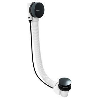 MARBLE Ablaufgarnitur mit Bowden, Länge 800mm, gun metal