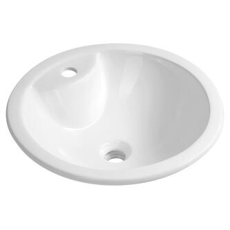 SHIPRA Keramik-Einbauwaschbecken, 46cm, Weiß