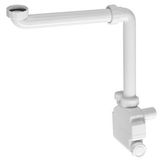 SQUID Möbel-Siphon, raumsparend, 5/4", Ablauf 32mm, weiß