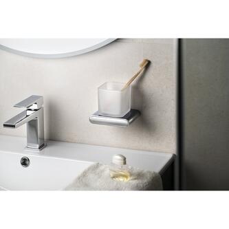 FLORI Glas, Milchglas, Chrom
