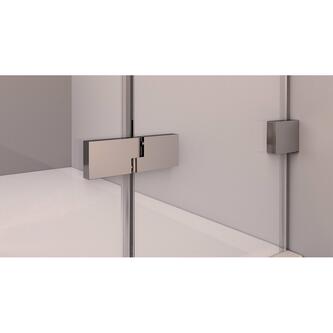 FORTIS EDGE Nischentür 900mm, Klarglas, rechts