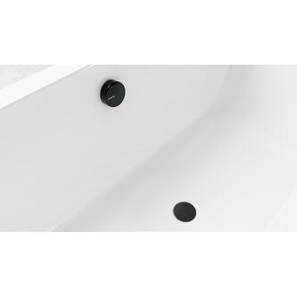 MARBLE Ablaufgarnitur mit Bowden, Länge 800mm, gun metal