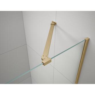 TRINITY GOLD MATT Duschtür für Nische 900 mm, Mattglas, rechts