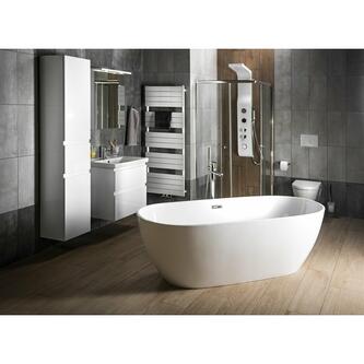 DOURO Freistehende Badewanne 180x82cm, weiß