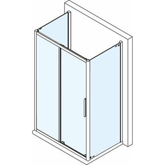 EASY LINE Duschkabine -U-Kabine,1500x800mm, L/R Variante, Klarglas