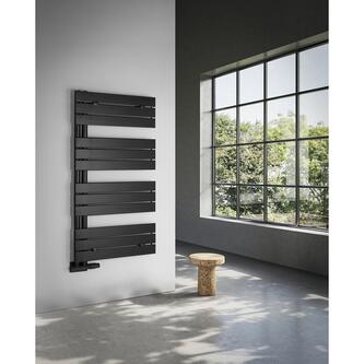 MYTHOS Badheizkörper 500x1130mm, Schwarz matt