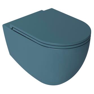 INFINITY WC-Sitz SLIM, Soft Close, Easy Take, Grün Matt Petrol