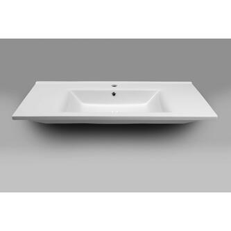 ZUNO 100 Keramik-Waschtisch 100x45cm, weiss