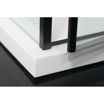 Zoom Line Black Rechteckige Duschkabine 900x800mm L/R Variante