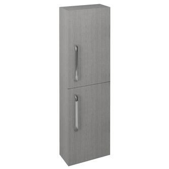 THEIA Hochschrank 40x138x19,3cm, links/rechts, Silbereiche