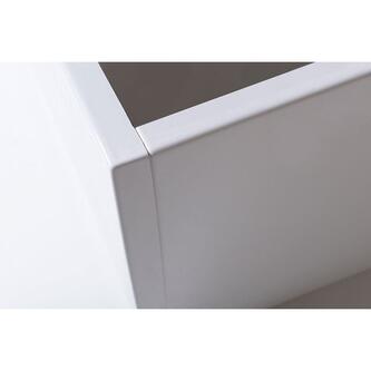 PLAIN 120 Frontschürze 120x59cm, rechts, weiß