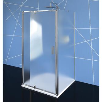 EASY LINE Duschkabine drei Wänden 800-900x800mm, Drehtür, L/R Variante, glas Brick