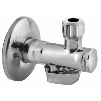 Eckventil mit Mutter, 1/2"x 3/8", chrom