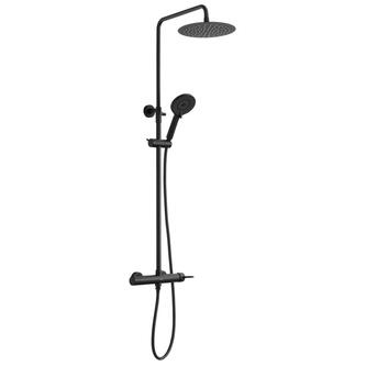 ICONIC Duschsäule mit Armatur, Schwarz matt