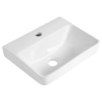 VIBRANT Keramik Waschtisch 36x30cm, Weiß