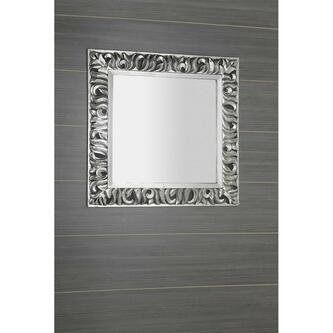 ZEEGRAS Rahmenspiegel, 90x90cm, Silber
