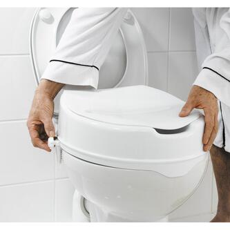 HANDICAP Erhöhter WC-Sitz 10 cm, weiß