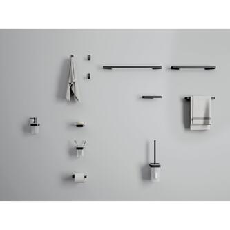 SAMOA Handtuchhalter 600mm, schwarz matt