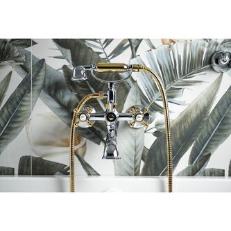 ANTEA Wannenarmatur,Chrom/gold