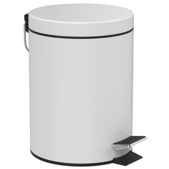SIMPLE LINE Abfallbehälter 5l, Weiß matt